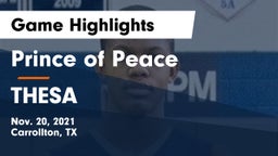 Prince of Peace  vs THESA Game Highlights - Nov. 20, 2021