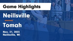 Neillsville  vs Tomah  Game Highlights - Nov. 21, 2023