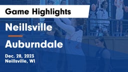 Neillsville  vs Auburndale  Game Highlights - Dec. 28, 2023