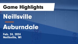 Neillsville  vs Auburndale  Game Highlights - Feb. 24, 2024