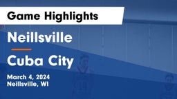 Neillsville  vs Cuba City  Game Highlights - March 4, 2024