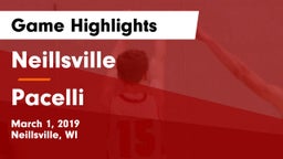 Neillsville  vs Pacelli  Game Highlights - March 1, 2019