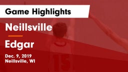 Neillsville  vs Edgar  Game Highlights - Dec. 9, 2019