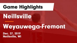 Neillsville  vs Weyauwega-Fremont Game Highlights - Dec. 27, 2019