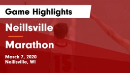 Neillsville  vs Marathon  Game Highlights - March 7, 2020