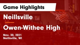 Neillsville  vs Owen-Withee High Game Highlights - Nov. 30, 2021