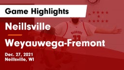 Neillsville  vs Weyauwega-Fremont  Game Highlights - Dec. 27, 2021