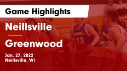 Neillsville  vs Greenwood  Game Highlights - Jan. 27, 2022