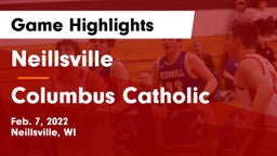 Neillsville  vs Columbus Catholic  Game Highlights - Feb. 7, 2022