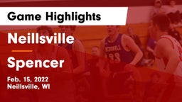 Neillsville  vs Spencer  Game Highlights - Feb. 15, 2022