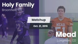 Matchup: Holy Family High vs. Mead  2016