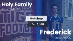 Matchup: Holy Family High vs. Frederick  2017