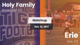 Matchup: Holy Family High vs. Erie  2017