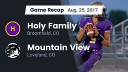Recap: Holy Family  vs. Mountain View  2017
