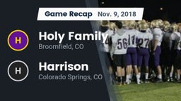 Recap: Holy Family  vs. Harrison  2018