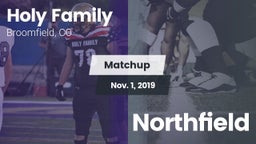 Matchup: Holy Family High vs. Northfield 2019