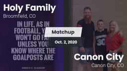Matchup: Holy Family High vs. Canon City  2020