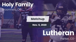 Matchup: Holy Family High vs. Lutheran  2020