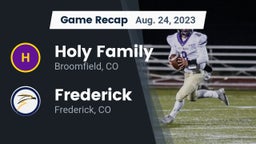 Recap: Holy Family  vs. Frederick  2023