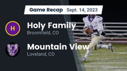 Recap: Holy Family  vs. Mountain View  2023