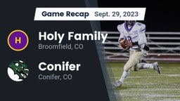 Recap: Holy Family  vs. Conifer  2023