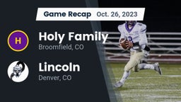 Recap: Holy Family  vs. Lincoln  2023