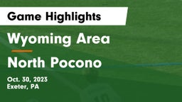 Wyoming Area  vs North Pocono  Game Highlights - Oct. 30, 2023