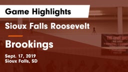 Sioux Falls Roosevelt  vs Brookings  Game Highlights - Sept. 17, 2019