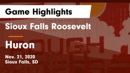 Sioux Falls Roosevelt  vs Huron  Game Highlights - Nov. 21, 2020