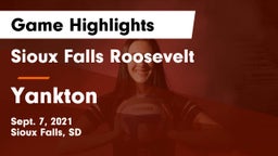 Sioux Falls Roosevelt  vs Yankton  Game Highlights - Sept. 7, 2021