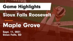 Sioux Falls Roosevelt  vs Maple Grove  Game Highlights - Sept. 11, 2021
