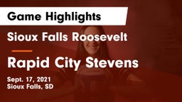 Sioux Falls Roosevelt  vs Rapid City Stevens  Game Highlights - Sept. 17, 2021