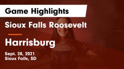 Sioux Falls Roosevelt  vs Harrisburg  Game Highlights - Sept. 28, 2021
