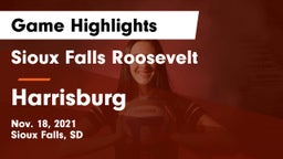 Sioux Falls Roosevelt  vs Harrisburg  Game Highlights - Nov. 18, 2021
