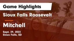 Sioux Falls Roosevelt  vs Mitchell  Game Highlights - Sept. 29, 2022