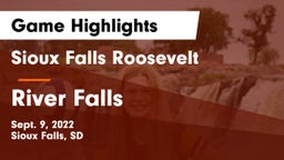 Sioux Falls Roosevelt  vs River Falls  Game Highlights - Sept. 9, 2022