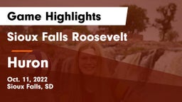 Sioux Falls Roosevelt  vs Huron  Game Highlights - Oct. 11, 2022