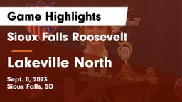 Sioux Falls Roosevelt  vs Lakeville North  Game Highlights - Sept. 8, 2023