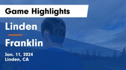 Linden  vs Franklin  Game Highlights - Jan. 11, 2024