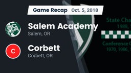 Recap: Salem Academy  vs. Corbett  2018