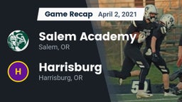 Recap: Salem Academy  vs. Harrisburg  2021