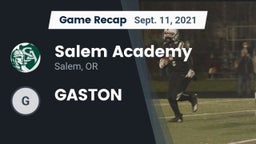 Recap: Salem Academy  vs. GASTON  2021