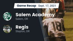 Recap: Salem Academy  vs. Regis  2021