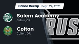 Recap: Salem Academy  vs. Colton  2021