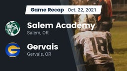Recap: Salem Academy  vs. Gervais  2021