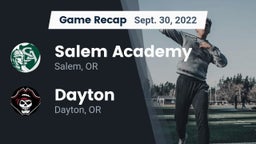 Recap: Salem Academy  vs. Dayton  2022