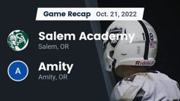 Recap: Salem Academy  vs. Amity  2022