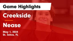 Creekside  vs Nease  Game Highlights - May 1, 2024