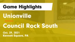 Unionville  vs Council Rock South  Game Highlights - Oct. 29, 2021