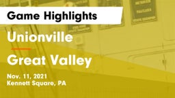 Unionville  vs Great Valley  Game Highlights - Nov. 11, 2021